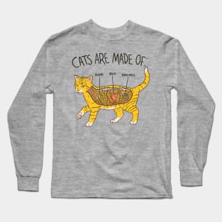 Cat Anatomy Long Sleeve T-Shirt